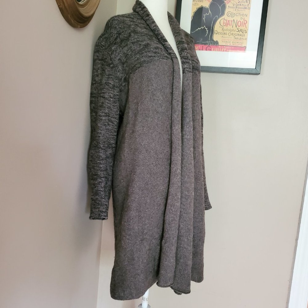 Eileen Fisher Yak Wool Blend Colorblock Long Cardigan Size Small LIKE NEW - Picture 5 of 15